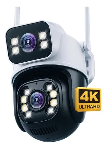 Câmera Segurança IP Externa WiFi A28 ICSEE Prova D'água