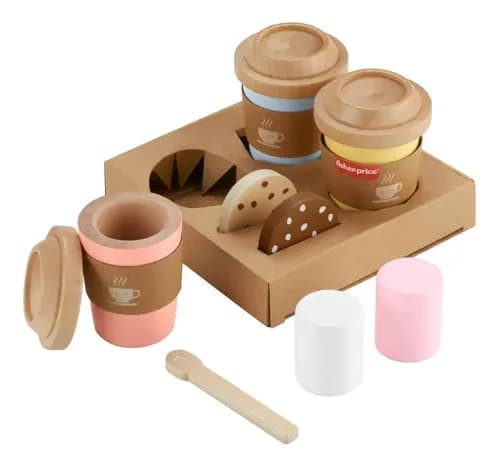 Meu Primeiro Cappuccino de Madeira Fisher-Price