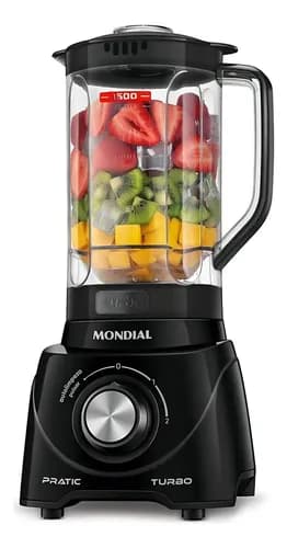 Liquidificador Mondial Pratic Turbo 550W por R$ 94,40