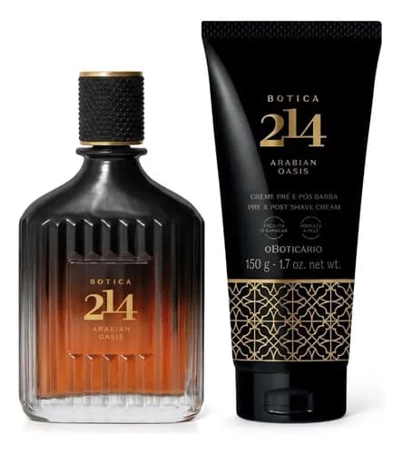 Combo Botica 214 Arabian Oasis Masculino EDP 90ml (com cupom) por R$ 191,16