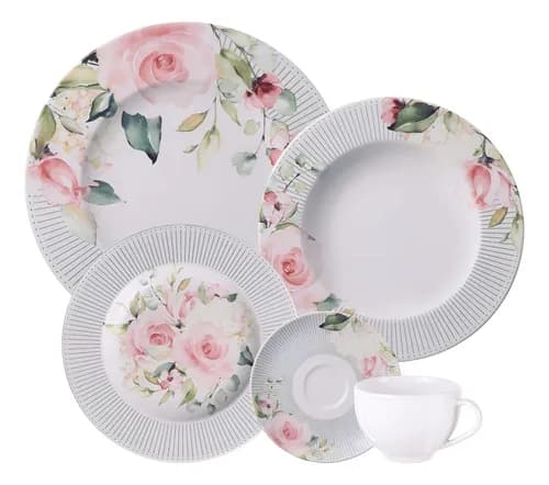 Aparelho de Jantar Tramontina Ornatta 20 Peças Branco