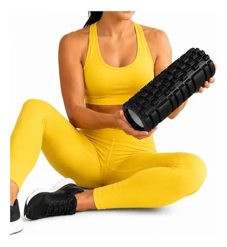 Rolo de Liberação Miofascial (Foam Roller) para Massagem, Pilates e Fisioterapia