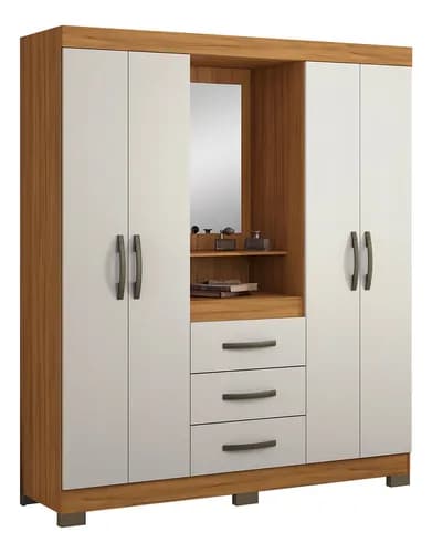 Guarda-Roupa Notável NT 5015 4 Portas MDF
