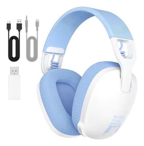 Headset Gamer Onikuma B2 Bluetooth 5.3 Branco