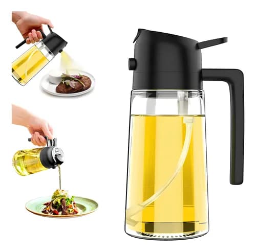 Galheteiro Dosador de Vidro 470ml para Azeite e Óleo