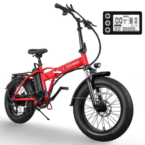 Bicicleta Elétrica Honeywhale F6 Pro-S 900W 45km/h 120kg Dobrável