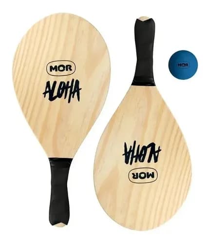 Frescobol de Madeira Mor Aloha 3699 por R$ 35,57