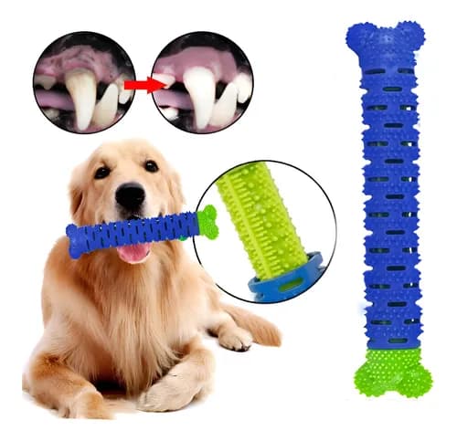 Mordedor Removedor de Tártaro Pet Chewbrush Azul