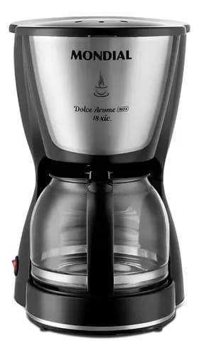 Cafeteira Elétrica Mondial Dolce Arome Inox C-30 18 Xícaras por R$ 110 (110V/220V)