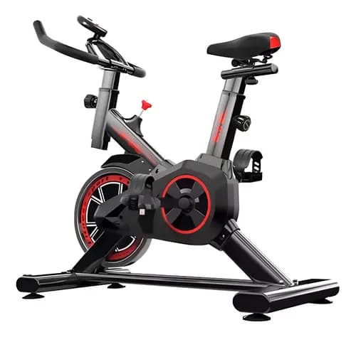 Bicicleta Spinning Venda e Cia XHJSCRB8009 Preto Vermelho