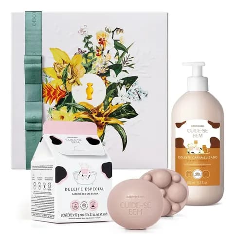 Combo Presente Dia das Mães Cuide-se Bem Deleite Caramelizado (O Boticário) por R$ 90,15