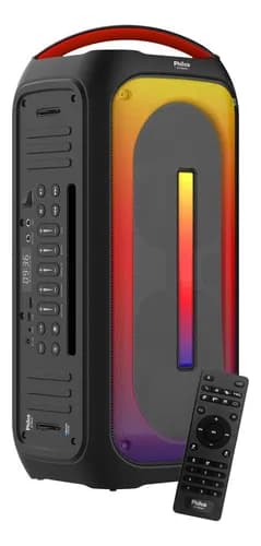 Caixa de Som Amplificada Philco PCX6700 650W com Bluetooth e Luzes
