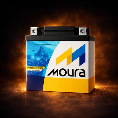 Bateria Moura MA5-D 12V 5Ah Original para Moto - Titan, Fan, Biz, Bros e Fazer