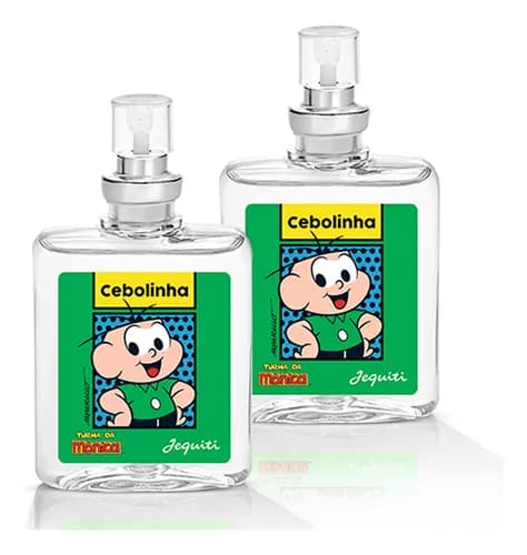 Kit 2 Perfumes Colônia Cebolinha Turma da Mônica Jequiti 25ml