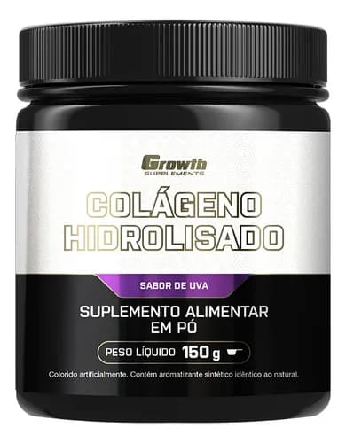 Colágeno Hidrolisado Growth Supplements 150g em Pó - Oferta