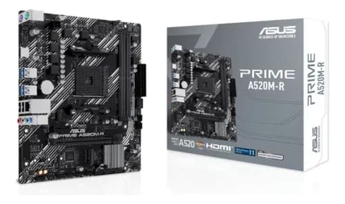 Placa Mae ASUS Prime A520M-R AM4 DDR4 com M.2 e HDMI por R$ 325