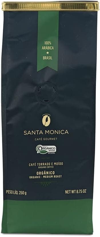 Café Santa Mônica Orgânico Moído 250g com Cupom (Frete Grátis)