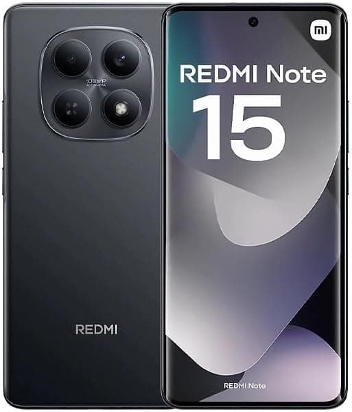 Xiaomi Redmi Note 15 8GB/256GB Preto por R$ 1.174 + frete grátis (cupom)