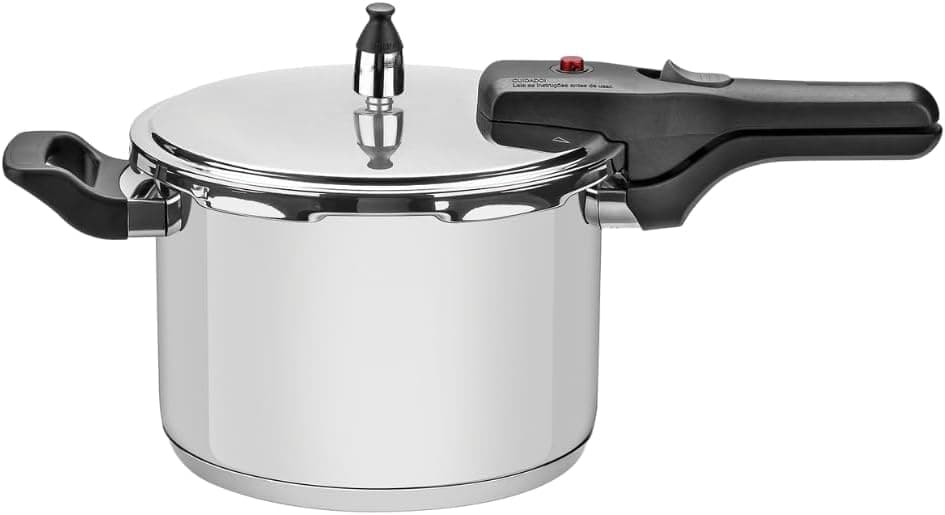 Panela de Pressão Tramontina Brava Inox 4,5L com Fundo Triplo