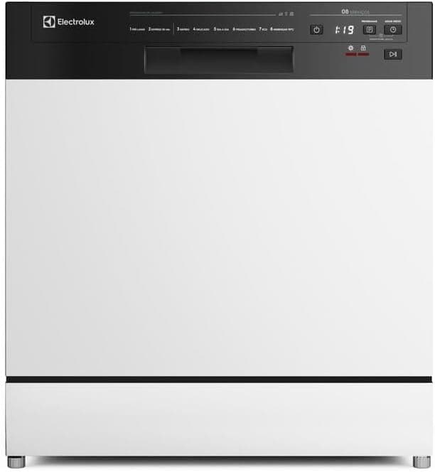 Lava-Louca Electrolux LB08E 8 Servicos 127V (Lava & Seca 50 min) por R$ 1.799 + cupom