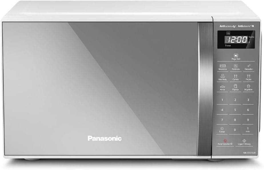 Micro-ondas Panasonic 21L NN-ST27LWRU 220V Branco Espelhado por R$ 466,62 + cupom