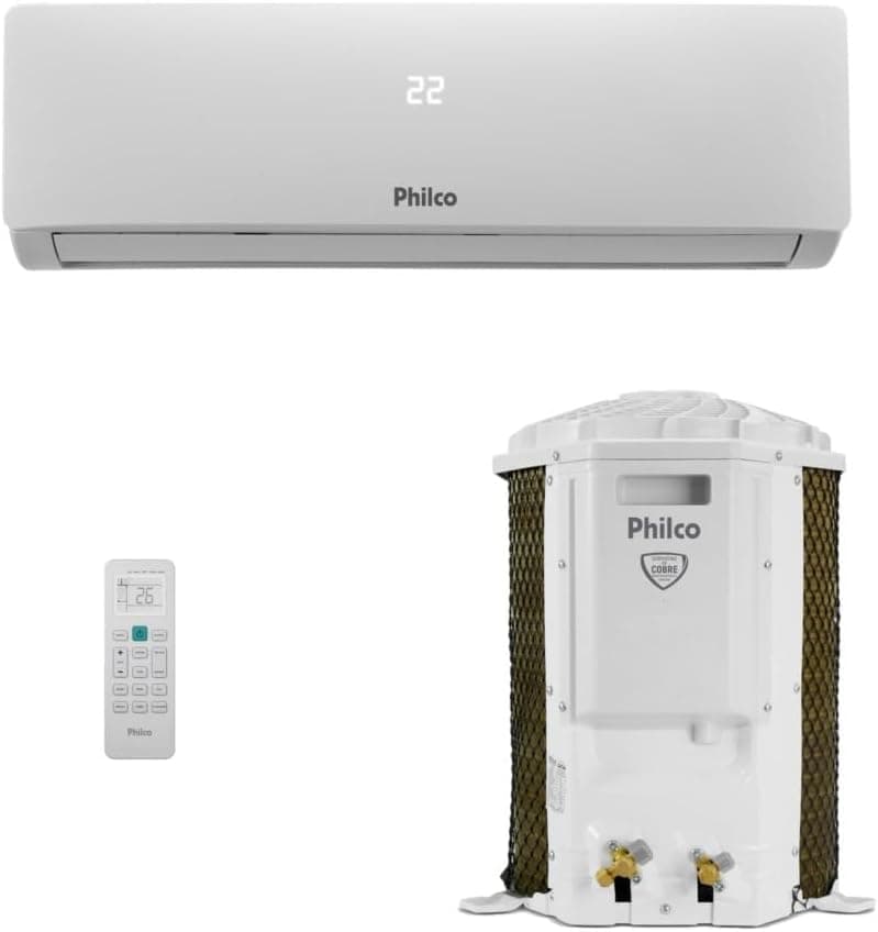 Ar-Condicionado Split Philco PAC12QI 12.000 BTUs Quente/Frio 220V R-32 por R$ 1.404 no Pix (Cupom TORCIDA)