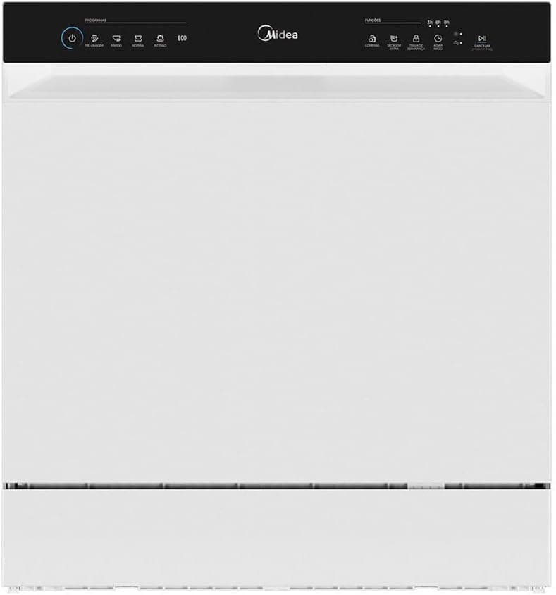 Lava-Louças Midea 8 Serviços Branco Touch Plus 127V
