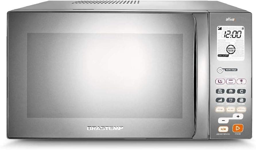 Micro-ondas Brastemp 38L Inox Espelhado com Grill BMJ38AR 110V