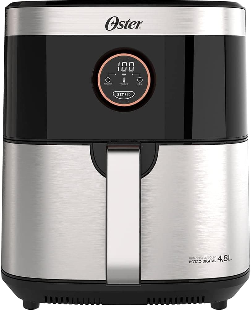 Air Fryer Oster OFRT660 4,8L 1500W 110V (2 em 1) por R$ 296 com cupom