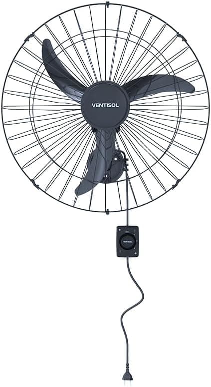 Ventilador de Parede Ventisol 60cm Oscilante Premium 3 Pás Bivolt (Frete Grátis)