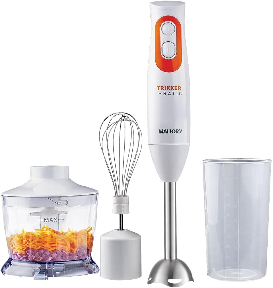 Mixer Mallory Trikxer Pratic 3 em 1 500W 220V com frete gratis Prime por R$ 123