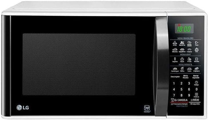 Micro-ondas LG Solo 30L Branco 127V (MS3091BC) por R$ 578 com frete gratis