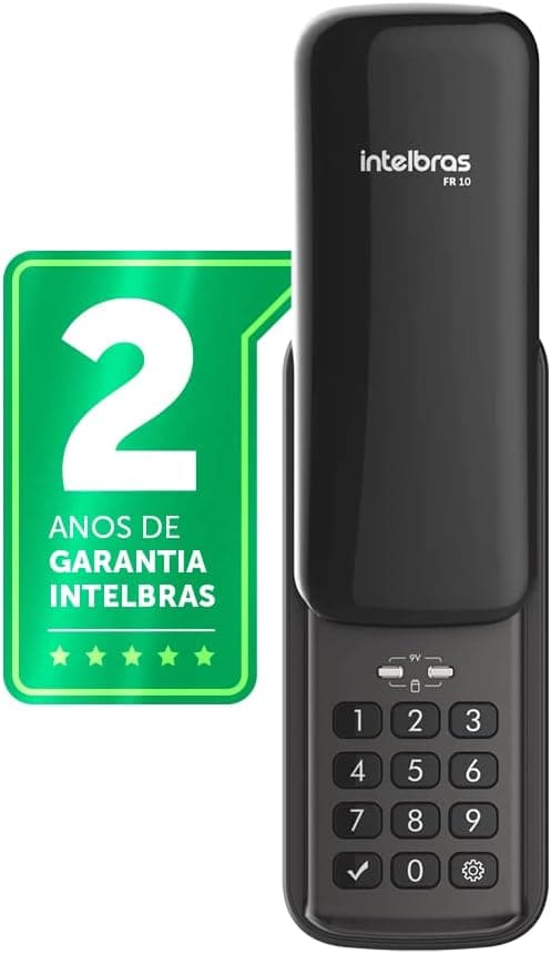 Fechadura Digital Intelbras FR 10 Preta (uso interno/externo) por R$ 150
