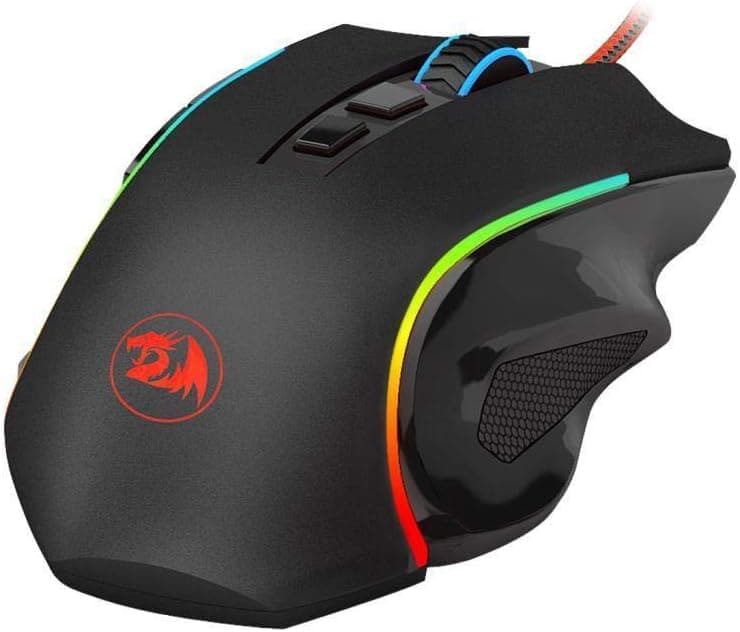 Mouse Gamer Redragon Griffin M607 Preto RGB 7200 DPI
