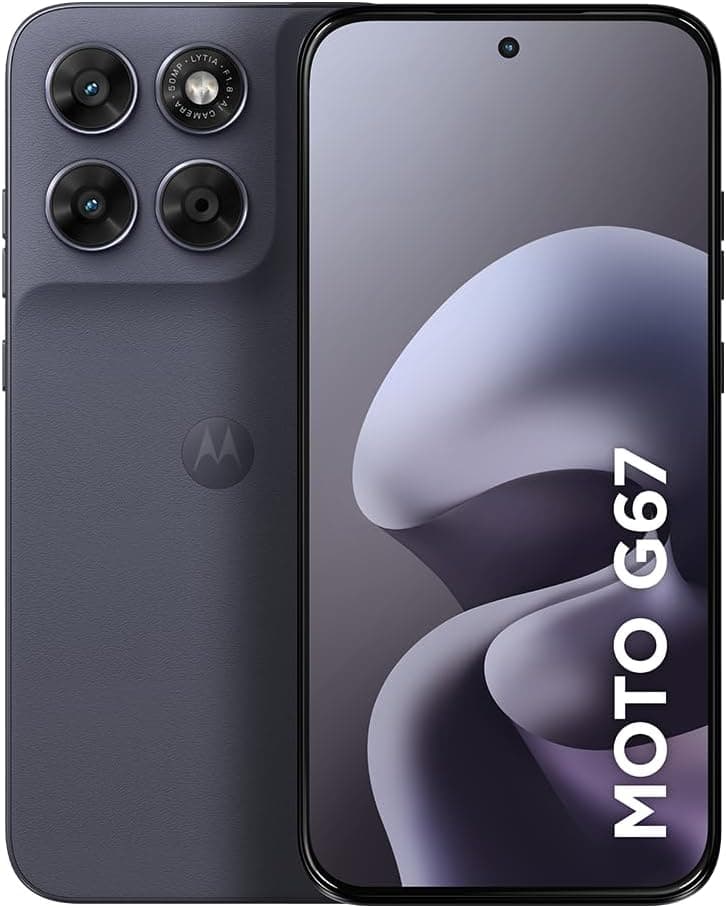 Motorola Moto G67 5G 256GB (12GB RAM Boost) por R$ 1.348 no Pix com cupom