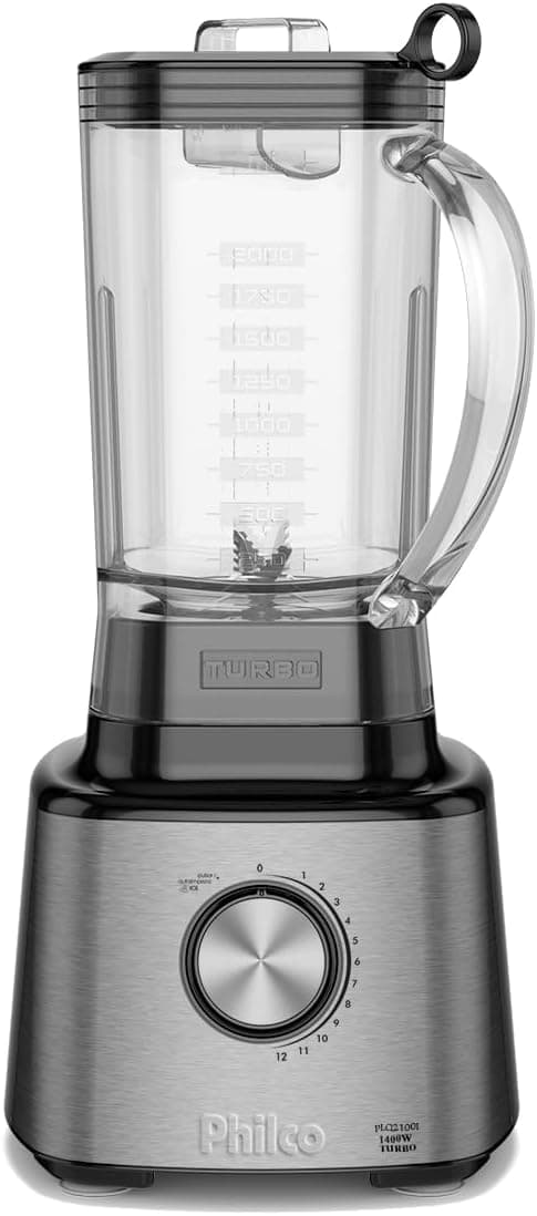 Liquidificador Philco PLQ2100PI 12 Velocidades Turbo 3L 1400W 127V