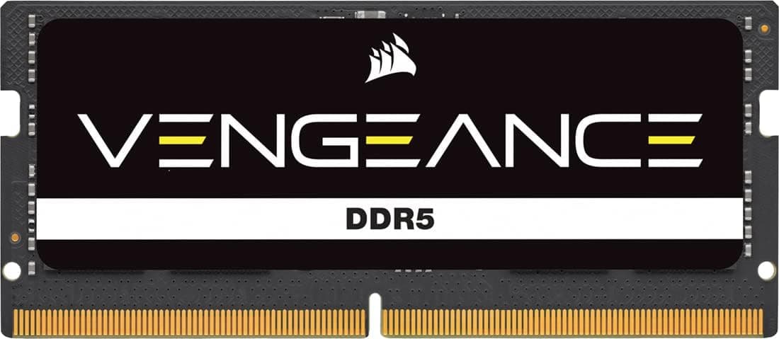 Memória Corsair Vengeance DDR5 SODIMM 48GB 5200MHz (CMSX48GX5M1A5200C44) por R$ 1.242