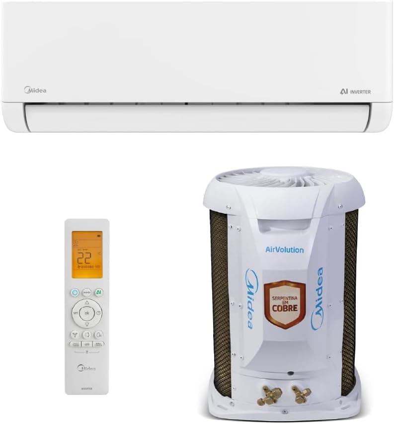 Ar-Condicionado Split Midea AI Airvolution Inverter 12.000 BTUs Frio 220V R-32 por R$ 1.669 + cupom
