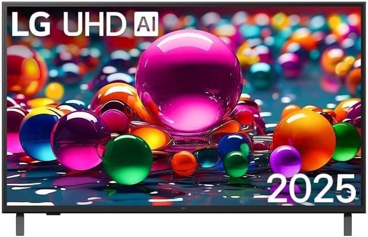 Smart TV LG UHD AI UA75 43" 4K HDR10 Pro (α7 AI Gen8, webOS 25) por R$ 1.699 com frete grátis