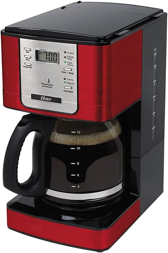 Cafeteira Oster Flavor Programável Vermelha 220V por R$ 225 (Prime + frete grátis)