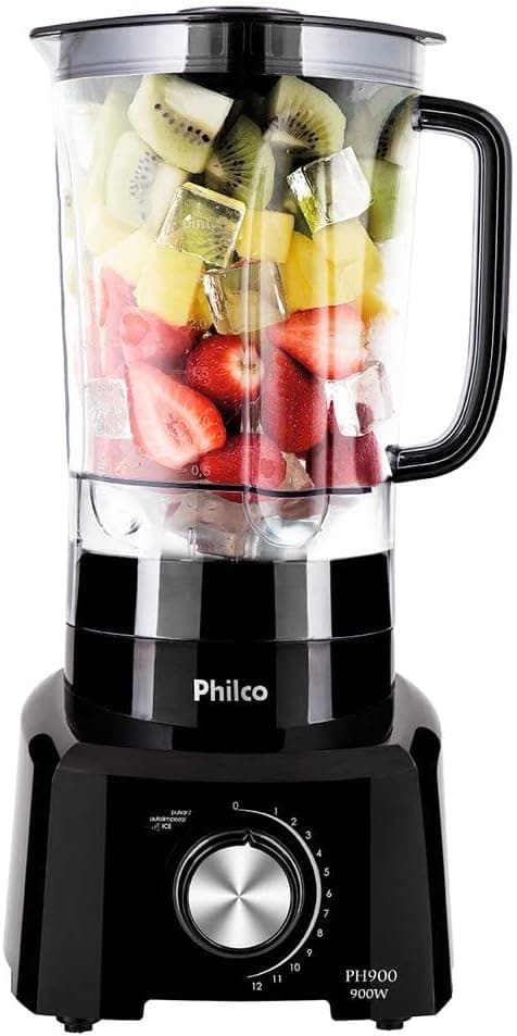 Liquidificador Philco PH900 3L 220V Preto com Cupom PRIMEMAIO (Prime) por R$ 109