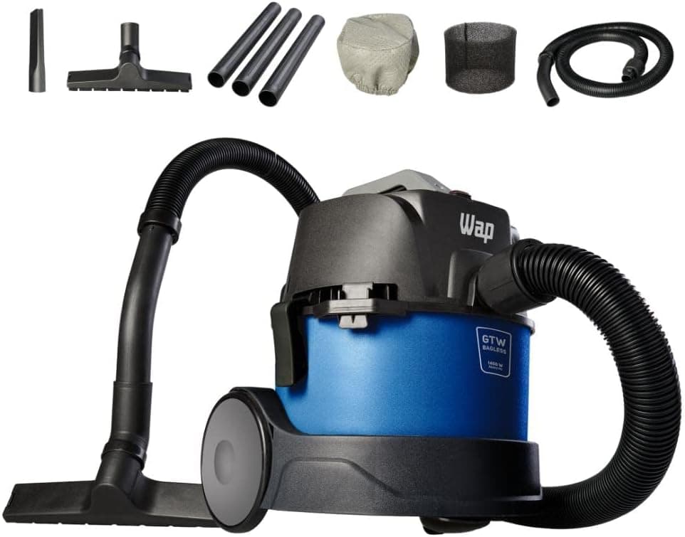 Aspirador de Pó e Água WAP GTW Bagless 6L 1400W 127V (Filtro Lavável) por R$209