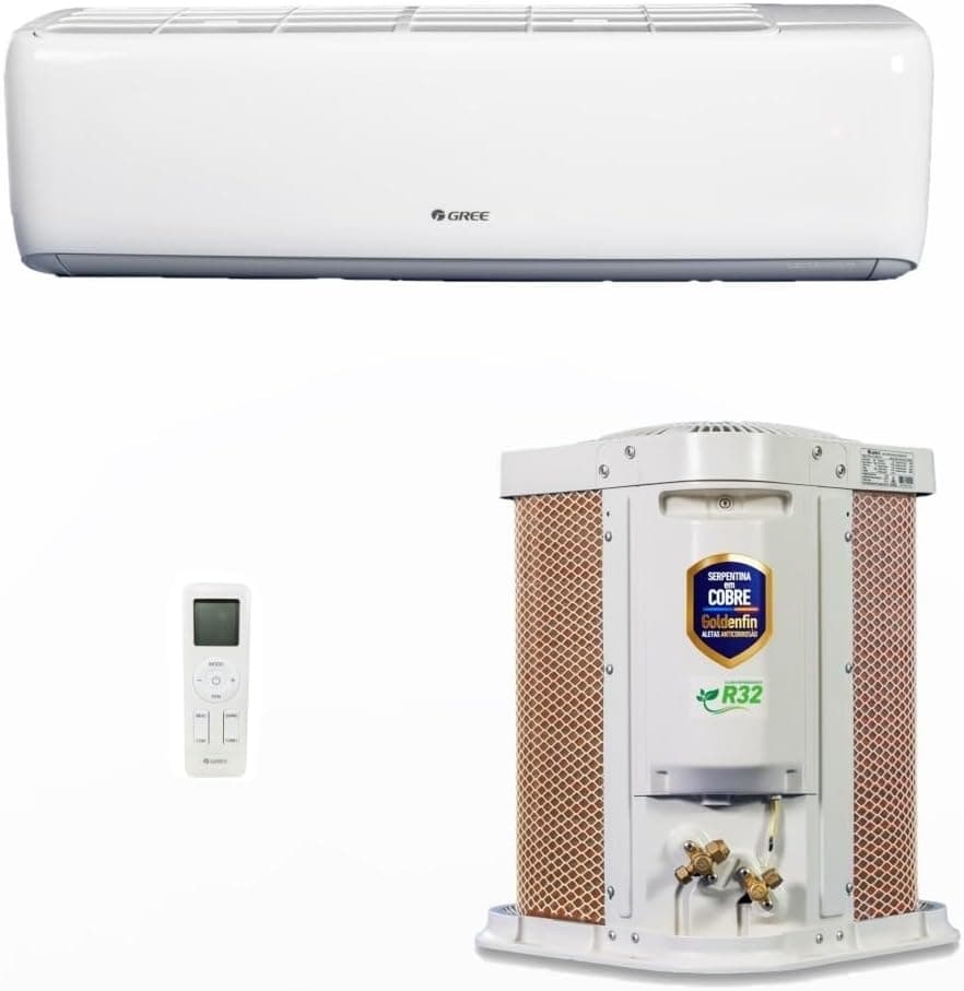 Ar-condicionado Split Gree Inverter 9.000 BTUs Quente e Frio GWH09ATB-D6DNA1A por R$ 1.789 no Pix + cupom