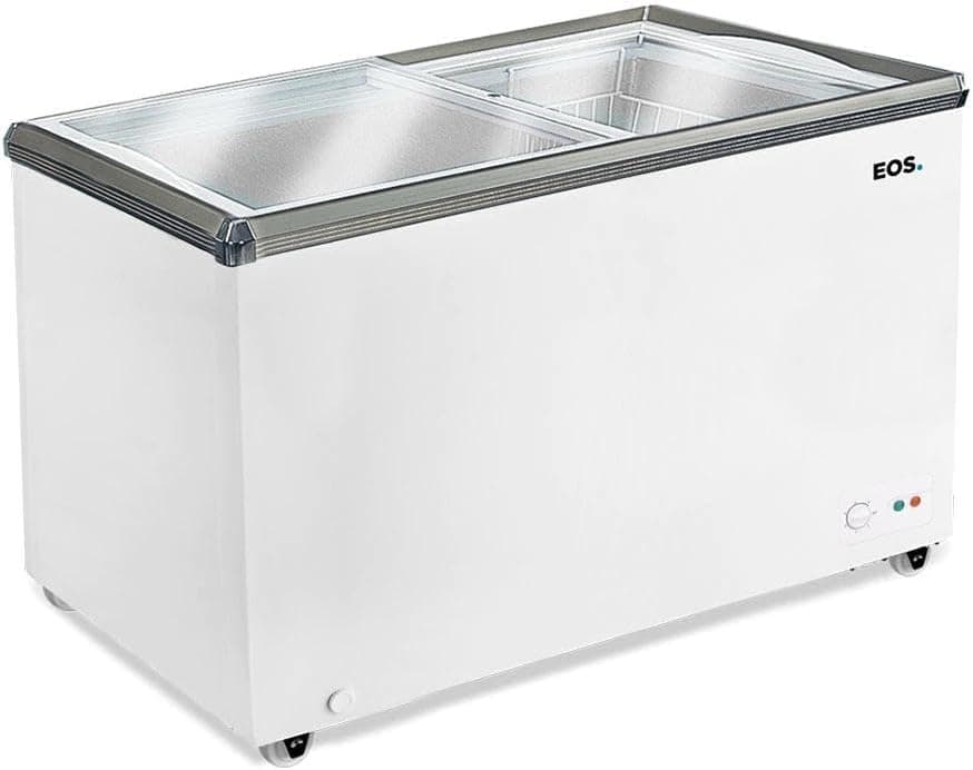 Freezer Expositor Horizontal EOS 247L EEH300XX 220V Tampa de Vidro (Dupla Ação) por R$ 1.898