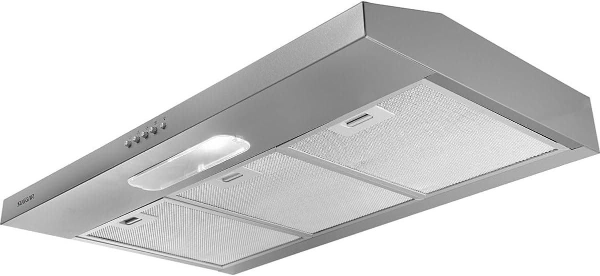 Depurador de Ar Slim Suggar DPS182PR 80cm 3 Velocidades Prata 220V