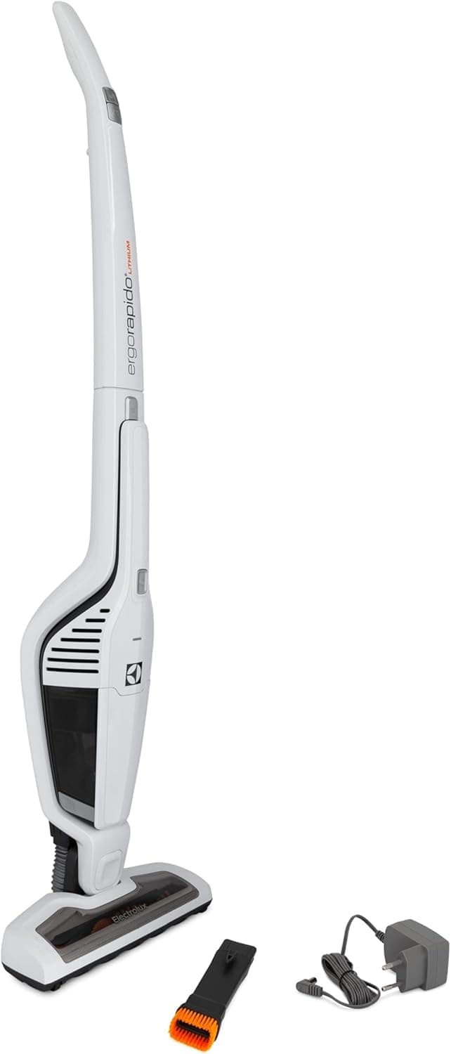 Aspirador de Pó Vertical Sem Fio Electrolux Ergorapido 2 em 1 ERG21 Bivolt Branco