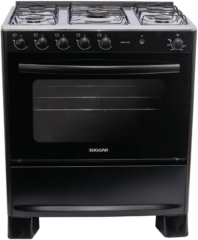 Fogão Suggar Cook Start 5 Bocas Mesa Inox Preto FGICS520PT por R$ 613 no Pix + Frete Grátis