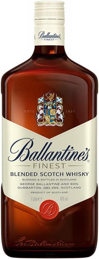 Whisky Ballantine's Finest 1L por R$ 65,19 cada (comprando 5) com cupom BORALEVAR + frete grátis