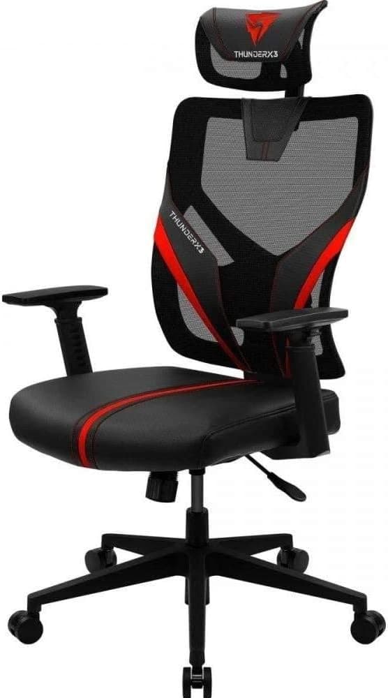 Cadeira Ergonômica ThunderX3 Yama1 Vermelha por R$ 944 + Frete Grátis (cupom DIADECUPOM)