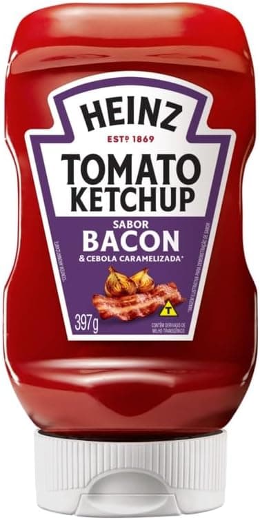 Heinz Ketchup Bacon e Cebola Caramelizada 397g por R$ 10,79 (Prime Frete Grátis)